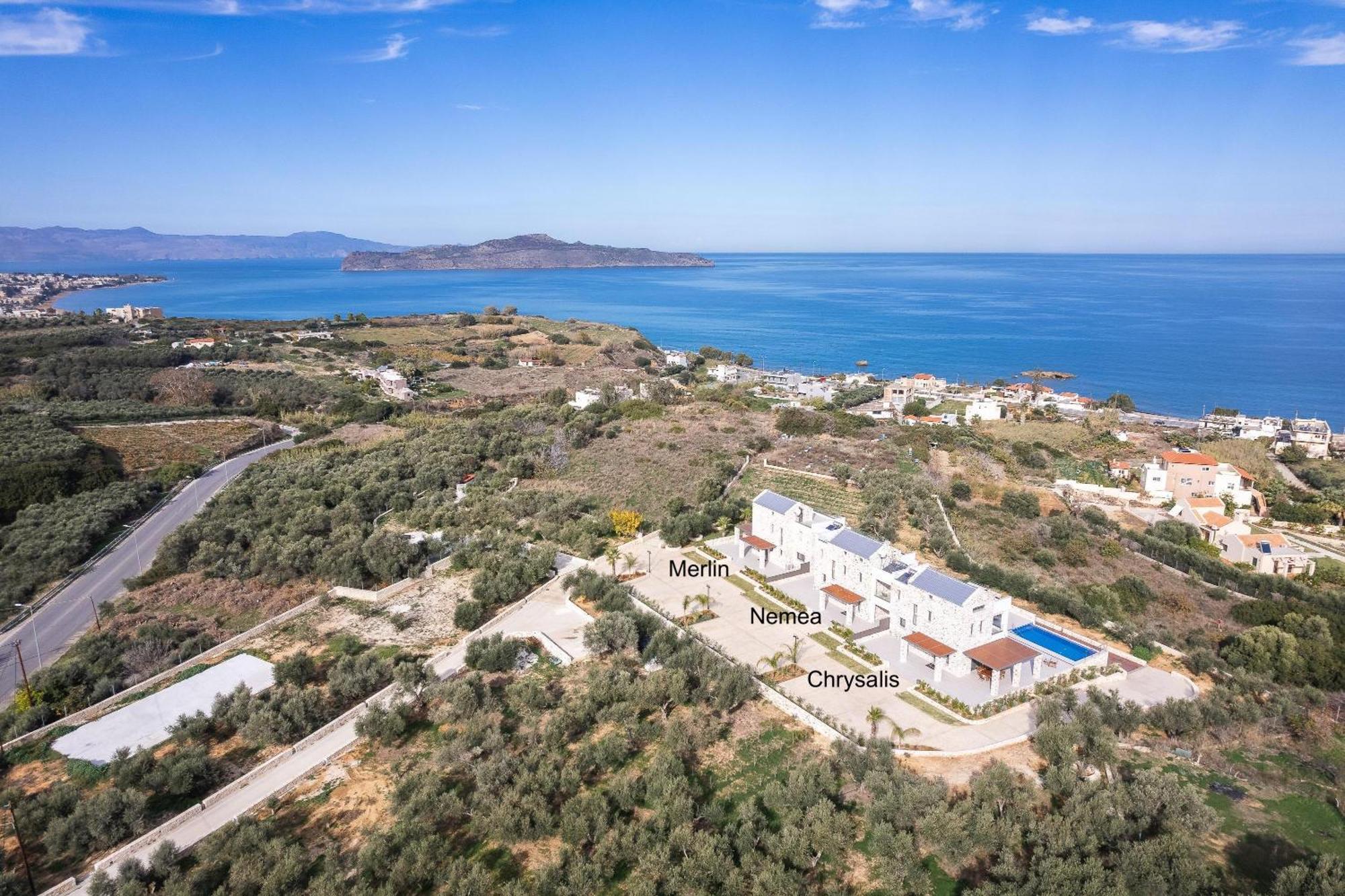 Oinolithos Luxury Villas Kalamaki Dış mekan fotoğraf